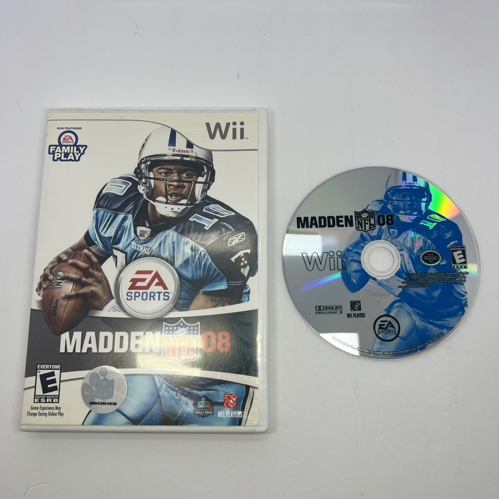 Madden NFL 08 Video Game for Nintendo Wii EA Sports Family Play Disc Case - Picture 2 of 4